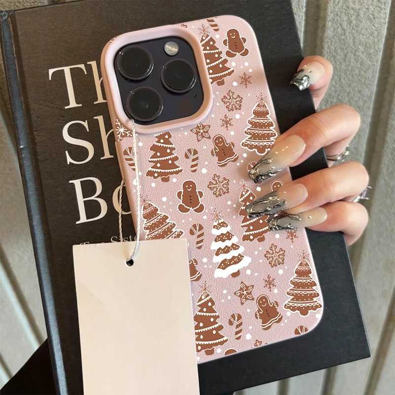 Cartoon Christmas Tree Snowflakes Phone Case For iPhone 16 15 14 13 12 11 Pro Max XS X XR 16 Plus 16E 16 Shockproof Soft Cover H251203