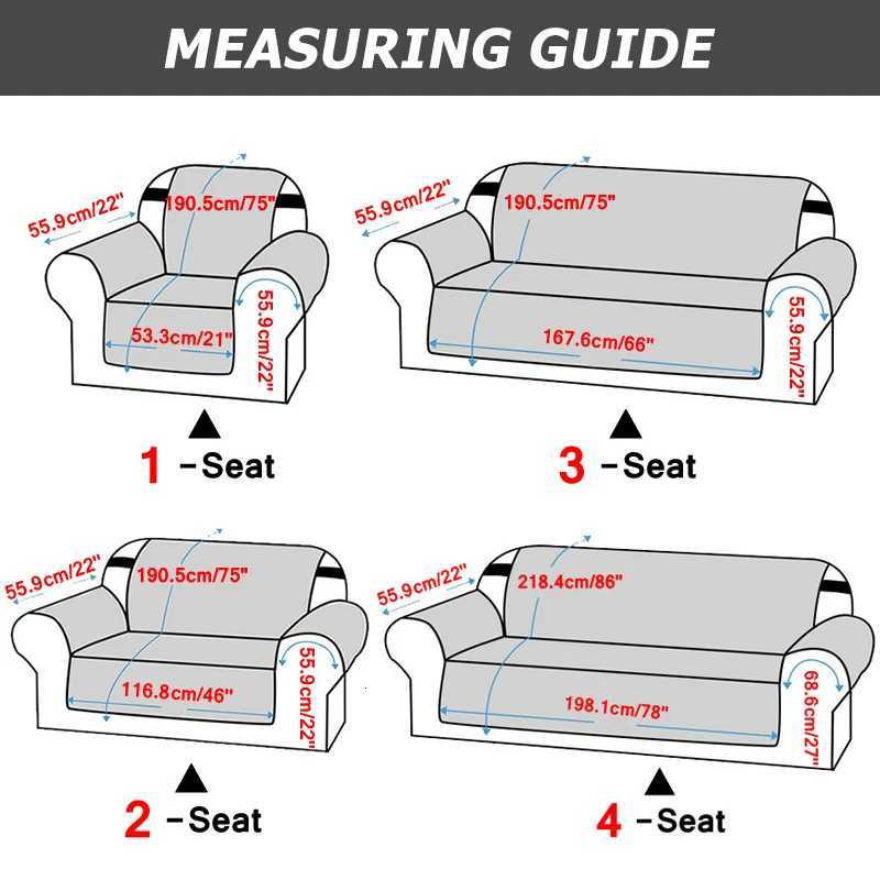New Waterproof Sofa Cover For Living Room Non-slip Sofas Covers Easy To Clean Sofa Mat True Waterproof 1/2/3/4 Sester For Home M251204 - view 3