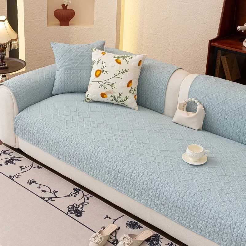 1/2/3 Seater Pure Cotton Sofa Cushion for Sectional Sofa Non-slip Couch Slipcover Universal Couch Protector for All Seasons Home M251204 - view 7