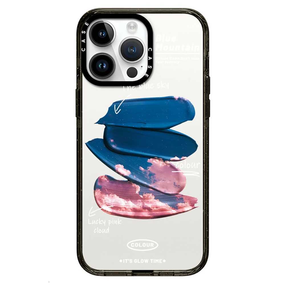 Acrylic Oil Painting Color For Phone Case For iPhone 17 16 12 13 14 15 Pro Max 15Plus Magnetic Anti-drop Fashion Cover H251203