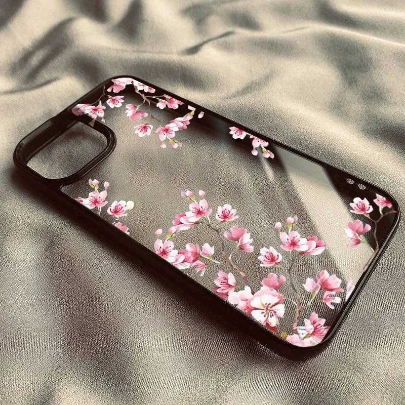 Magnolia Flower Phone Case For iPhone 17 16 15 14 11 13 12 Pro Max 7or 8 SE 17Air Plum Bloss Shockproof Clear Hard Cover H251203