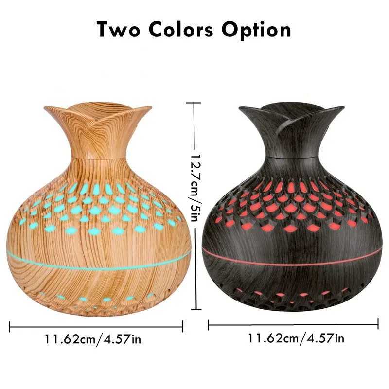 Wood Grain Humidifier 300ml USB Ara Diffuser Atizer Household Humidifier Moisturizing Instrument Off Humidifiergift C251204