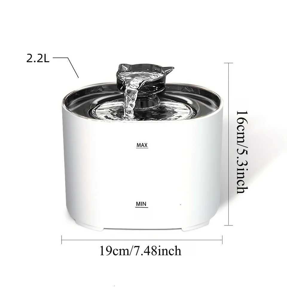 7439 oz/22 liters pet cat and dog fountain dispenser smart pet fountain dispenser large capacity silent automatic circulati M251204