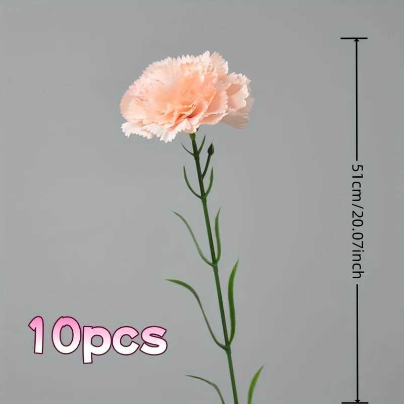 5pcs simated carnations suitable rantic he atmosphere Mothers Day gift decorating houses Wedding Festival Party supplies H251204