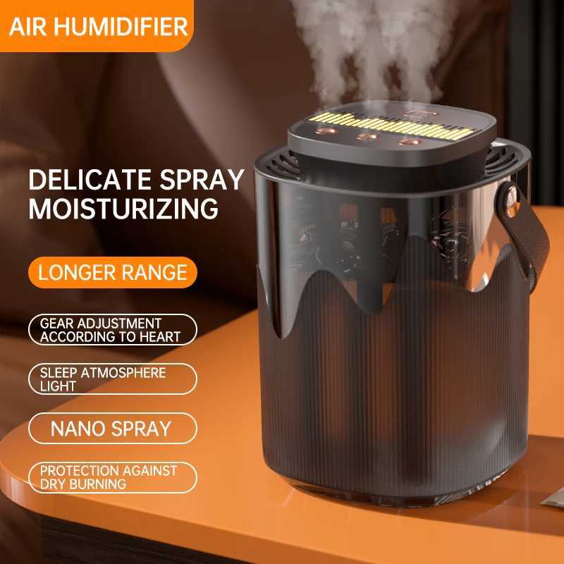 3L Humidifier Household Small Large Capacity Mute Bedro USB Off Desktop Portable Student Two Port Spray Water plement C251204