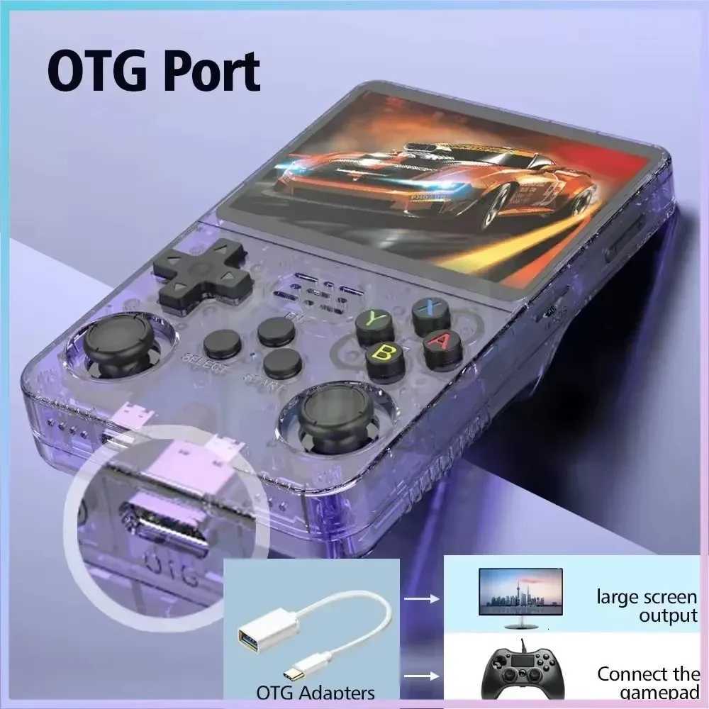 R36S Retro Handheld Video Game Console Linux System 35 Inch Ips Sn R35S Pro Portable Pocket Video Player 64Gb Games Gift H251204
