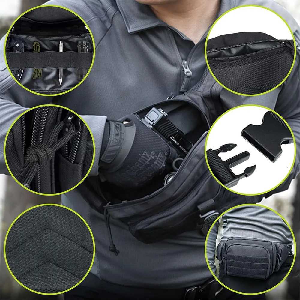 Outdoor multi-functional waist bagLarge capacitysmallsized outdoor lightweight running sports enthusiast tactical waist bag A-DHT251204