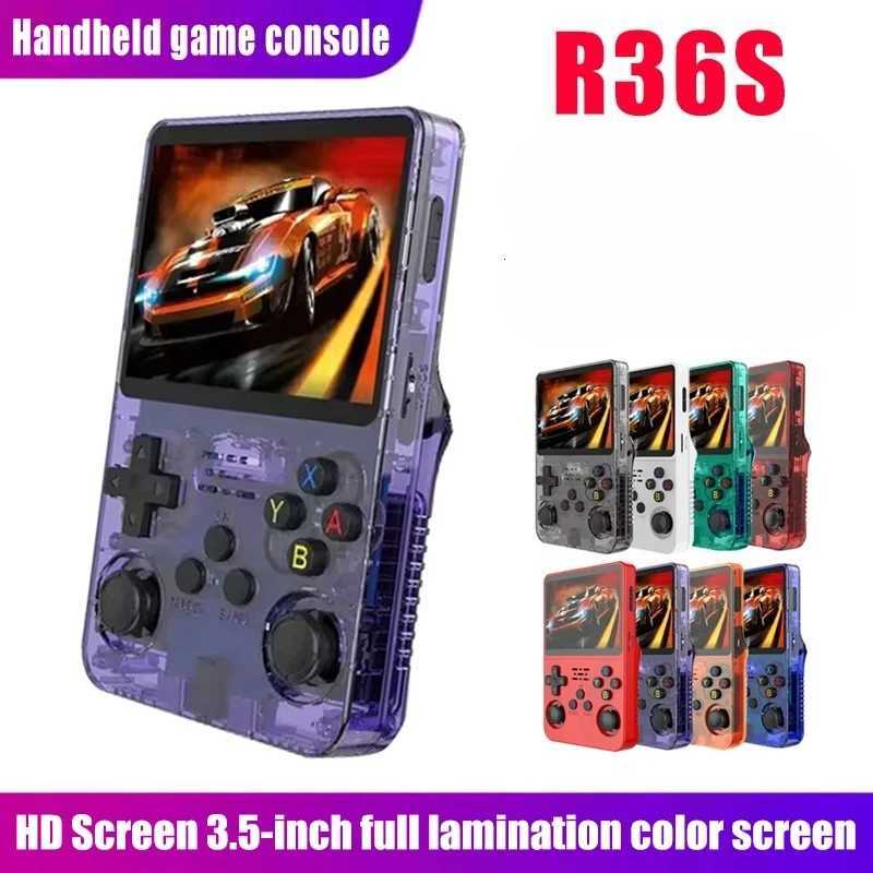 R36S Retro Handheld Game Console - 35 Inch IPS Sn 64GB/128GB Portable Gaming Dev with Built-in Games H251204