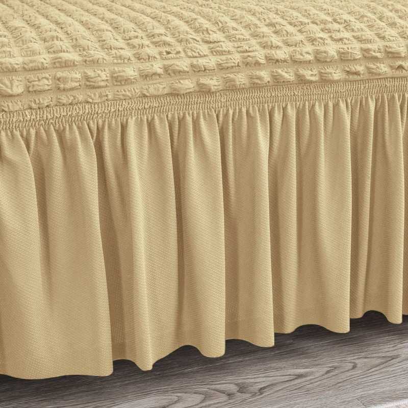 LANMOLIFE Sofa Cover High Elastic Bubble Net Sofa Covers 1/2/3/4 Seater With Skirt Edge Sofa Covers Hotel Home Decoration M251204 - view 5