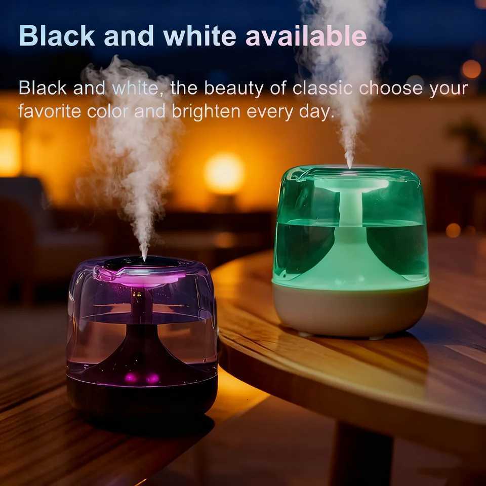 Quiet and cpact mini humidifier colorf light spray aratherapy hine High fog volume USB air humidifier C251204