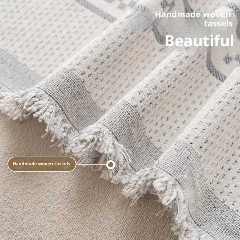 One-Piece Waterproof Sofa Cover Cat-Proof Elegant Stitch Chenille Slipcover for 2/3/4 Seater Luxury Couch M251204 - view 6