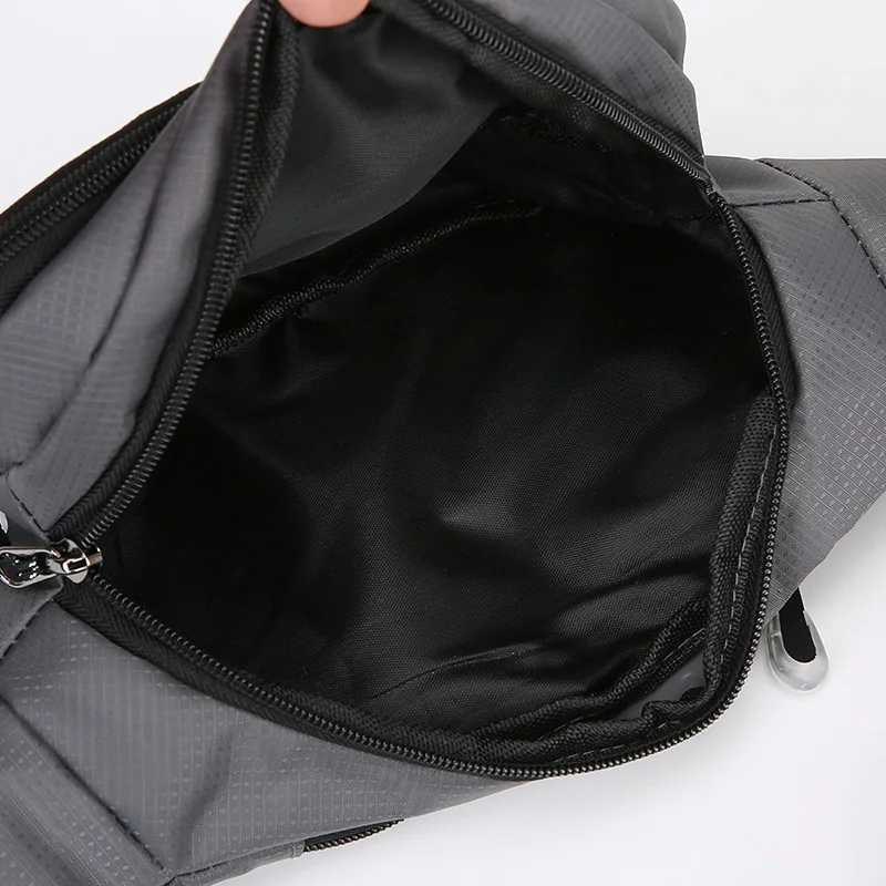 Mens Large Capacity Fitness Waist Pack Portable Anti Theft Ultra Thin Small Chest Bag Sports Outdoor Leisure Running Waist BagT251204