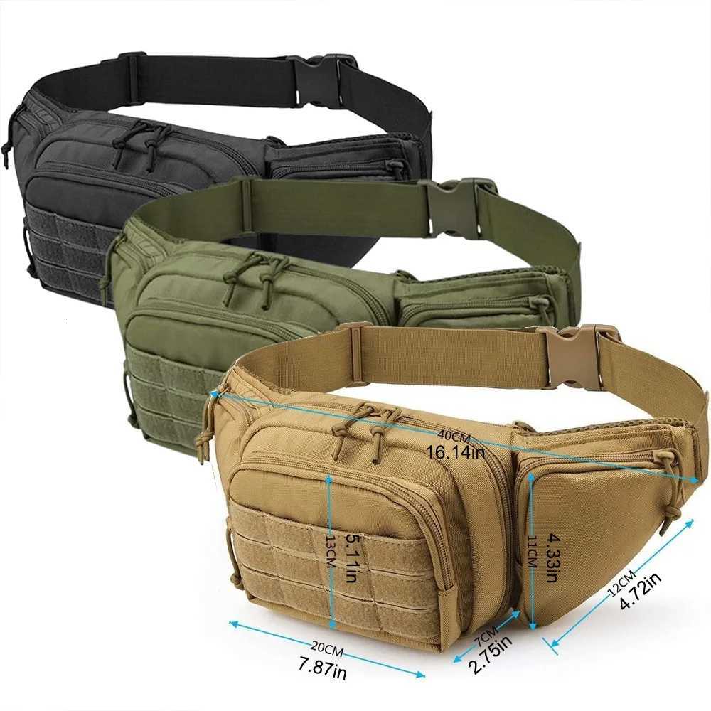 Outdoor multi-functional waist bagLarge capacitysmallsized outdoor lightweight running sports enthusiast tactical waist bag A-DHT251204