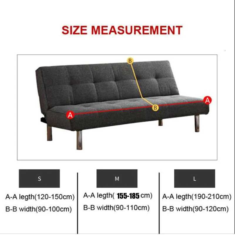 Print Armless Sofa Bed Cover With Skirts Without Armrest Elastic Folding Furniture home Decoration Bench Cover M251204 - view 3
