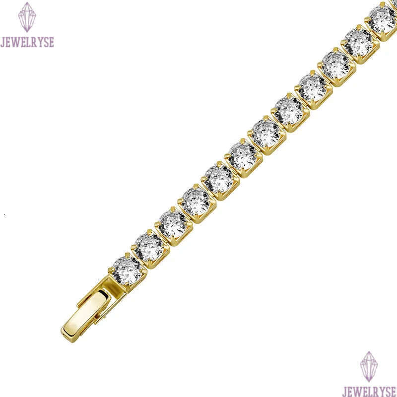 gold tennis bracelet designer woan iced out chain ens bracelets AAA zirconia silver diaond chains bangles hiphop an woens luxury jewelry 15c 17c 19c