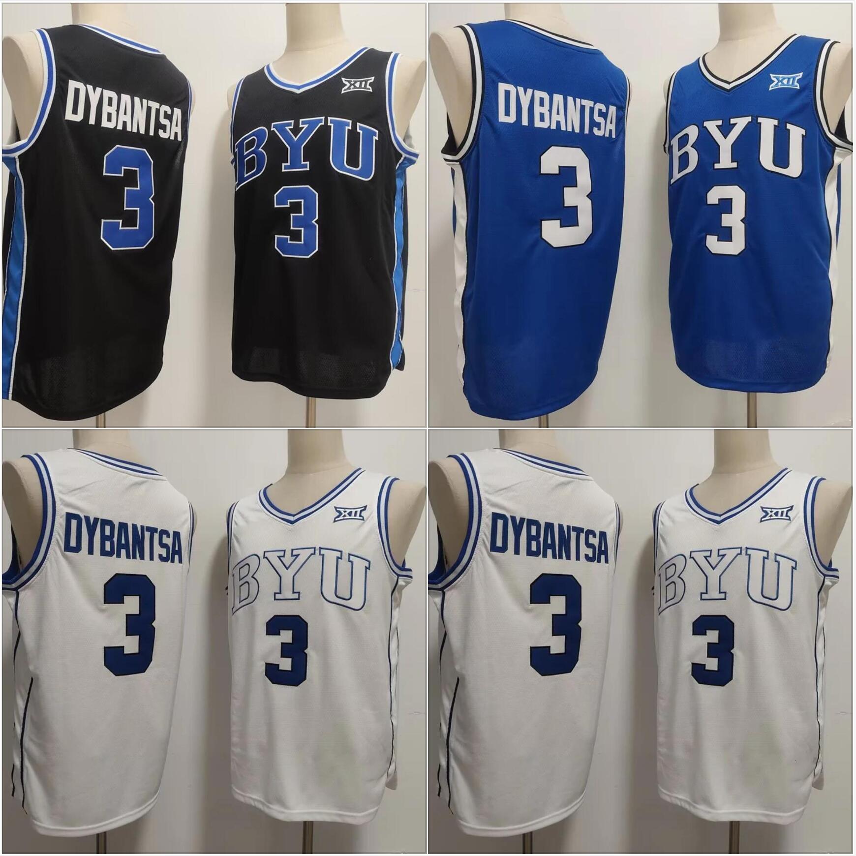 3 AJ Dybants Jersey 2026 Men's BYU Cougars College Basketball 3 Egor Demin All Stitched