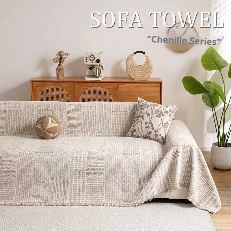 Thick Chenille Sofa Cover Waterproof Cat Resistant One Piece Design with Elegant Stitch for 2/3/4 Seater M251204 - view 5