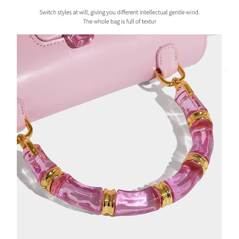 Womens Bamboo Handle Saddle Bag Crystal Accent Crossbody Purse Retro Chic Leather Clutch for Women 251202