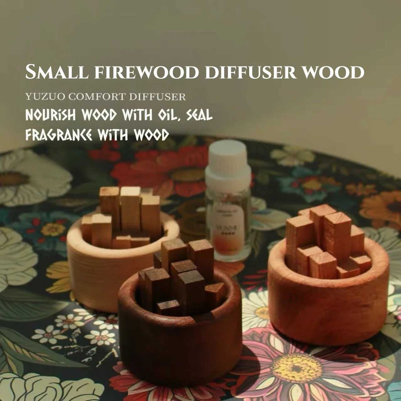 Electric Oil Diffuser Fragrance For Home Aroma Machine Oil Essential Aromatherapy Expander Beech Wood Black Walnut Scented Decor Y251204