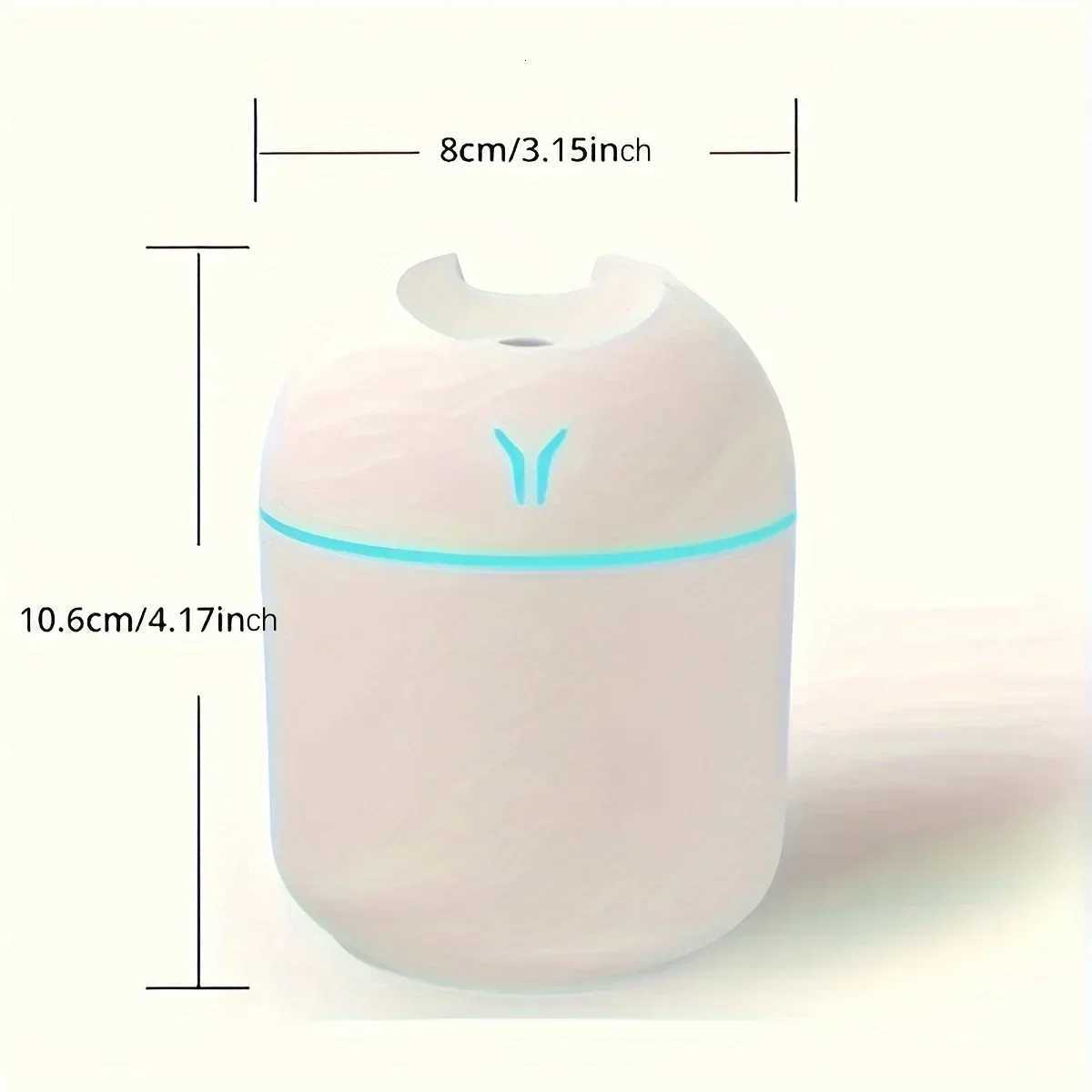 1pc Cpact USB Ara Diffuser Humidifier withLED Night Light - Mint Green Essential Oil Atizer for Heand Car Use C251204