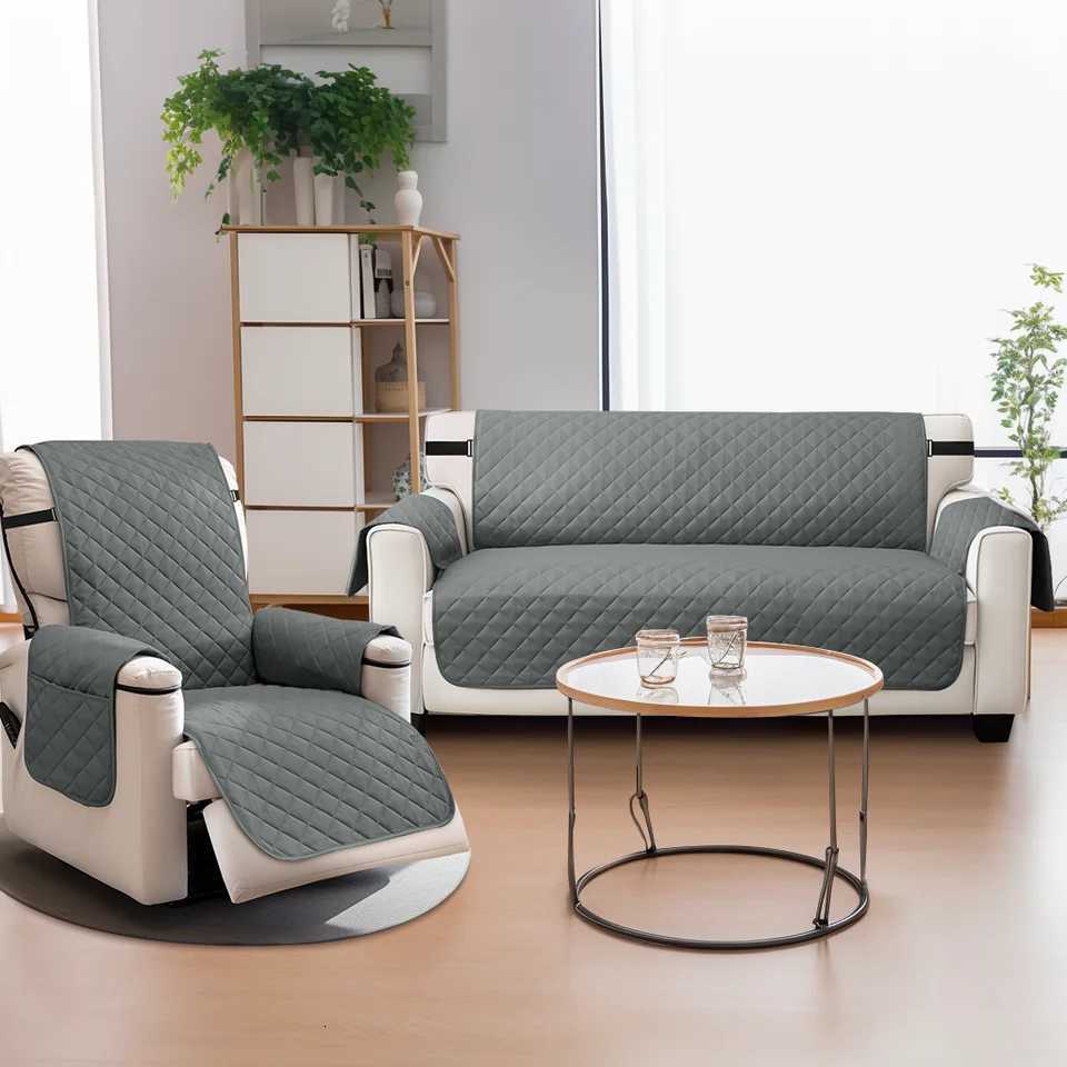 Waterproof Sofa Cover for Dog Pet Kids Quilted Anti-wear Couch Cover Recliner Armchair Furniture Slipcovers 1/2/3 Seater Protect M251204 - view 3