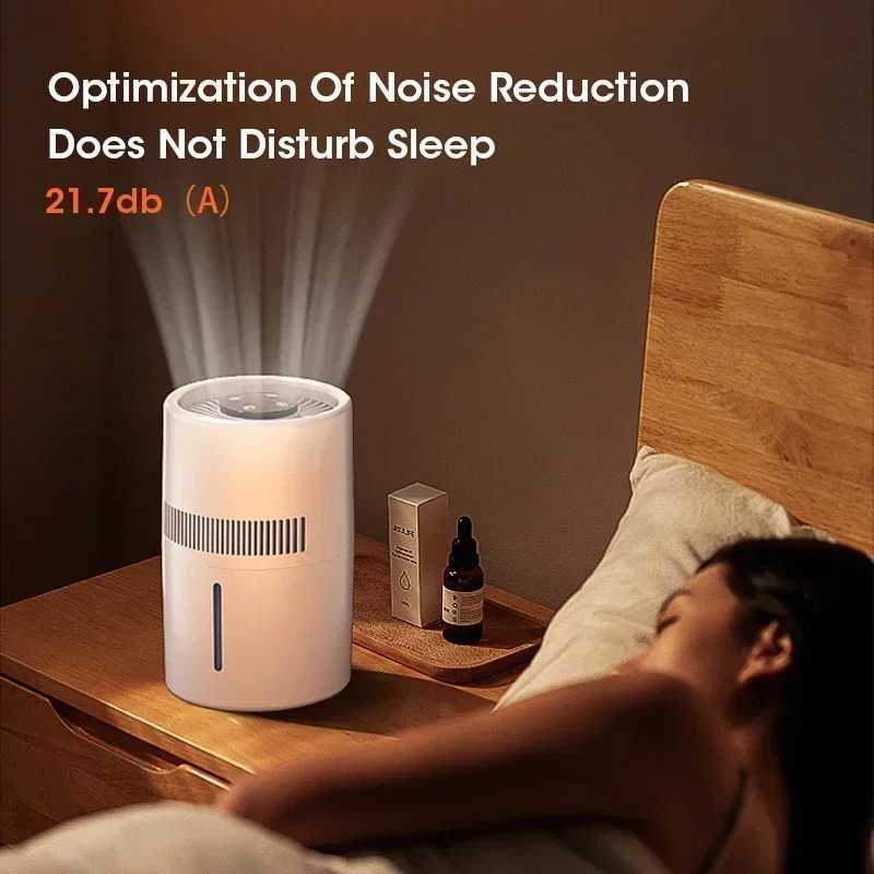 TINSOL 4L Mist- Humidifier Air Purifier HEPA Negative Ion Large Ro Odor Removal Air Cleaner Bedro Ara Diffuser C251204