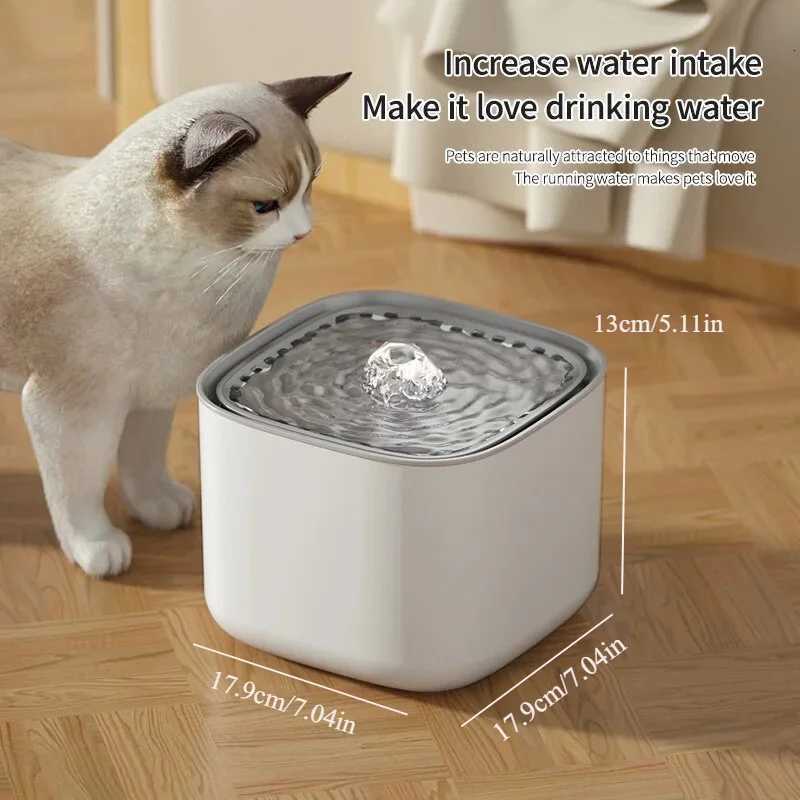 3L Large Capacity Canine Cat Dog Pet with USB Circulating Filter Pet Fountain Feeder Automatic Water Dispenser Port for Pets M251204
