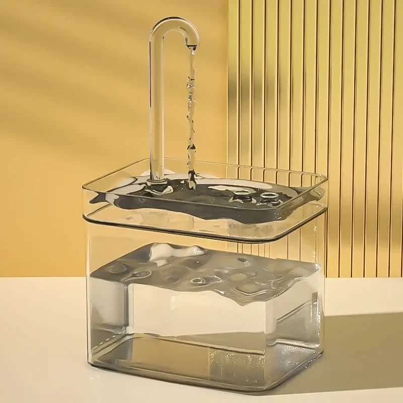 Fountain Cat Water Auto Filter Transparent Cat Drinker USB Electric Mute Recirculate Filtering Drinker for Cats Water Dispenser M251204