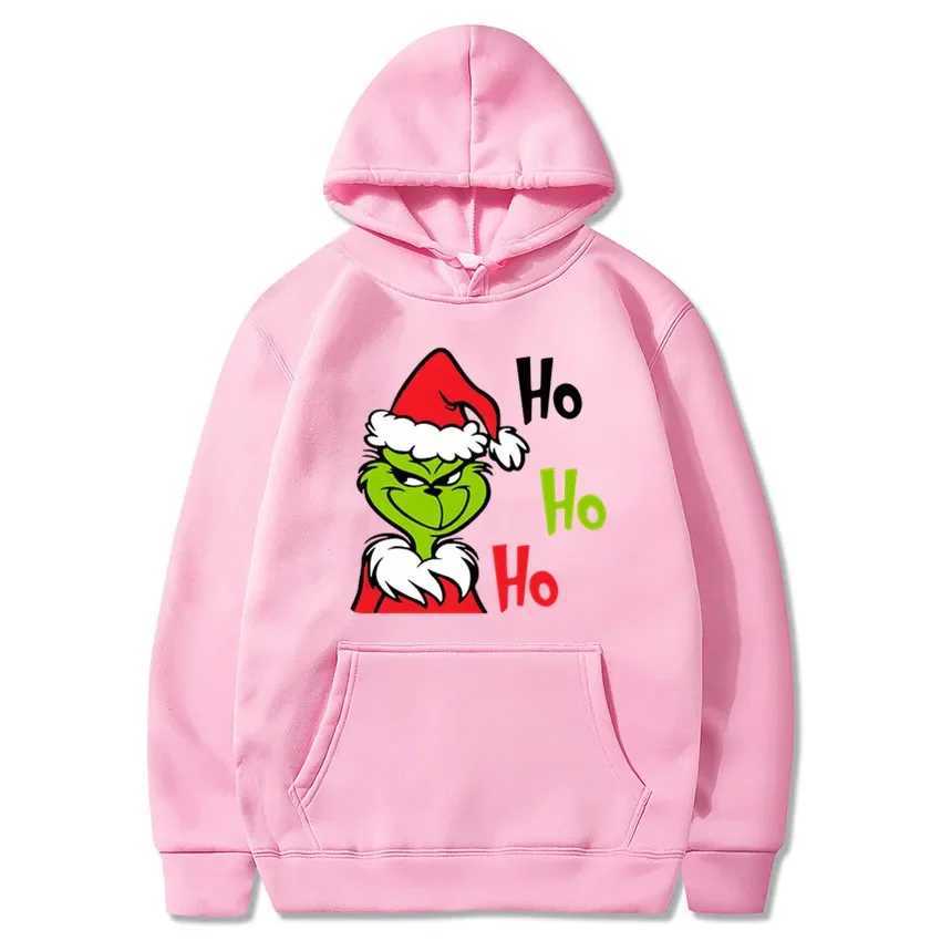 Christmas Green Goblin Hoodies Winter Casual Fleece Sweatshirt Top for Men Women J251203