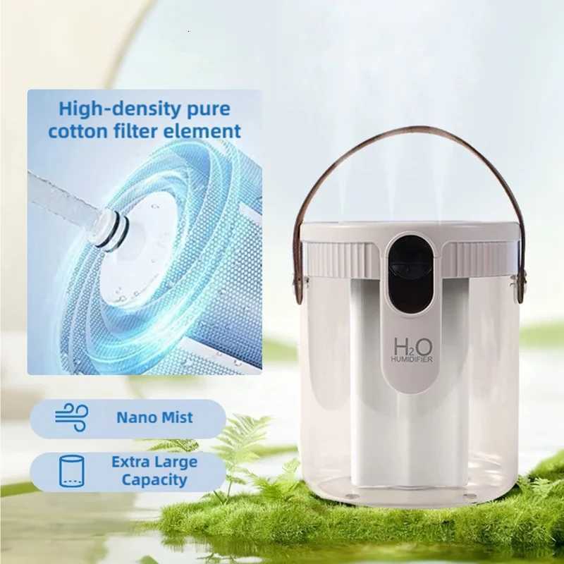TINSOL 15L Air Humidifier USB-Charging Aratherapy Diffuser 3-Port Spray Air Purifier He Bedro Aratherapy Lamp C251204