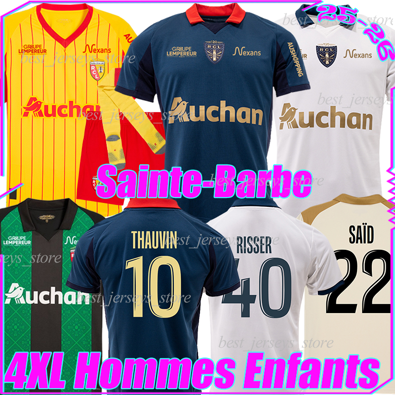 4XL maillot RC Lens Sainte-Barbe soccer jerseys 25/26 SAID EDOUARD THAUVIN FOFANA.R BAIDOO GUILAVOGUI SIMA THOMASSON SOTOCA football Shirts men kids kids kits sock set