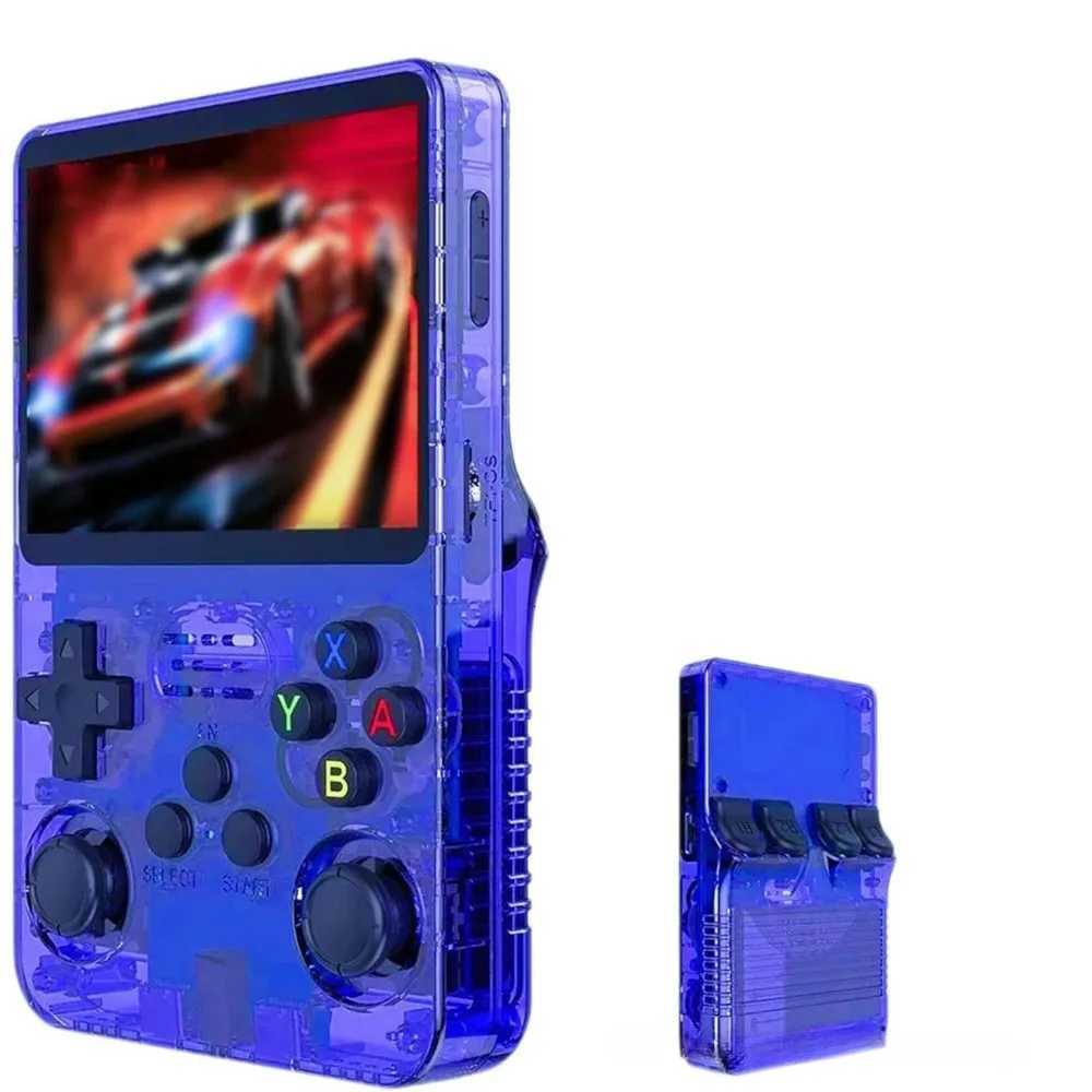 R36S open source system 64G/128G classic memory handheld game console 35-inch IPS color sn nostaic GBA arcade emator H251204