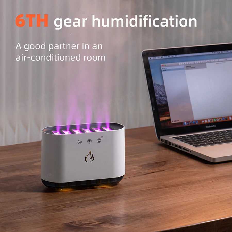 900ML Cool Dynamic Humidifier Ara Essential Oli Diffuser Humidifier Aratherapy Air Humidifier With Colorf Atmosphere Light C251204