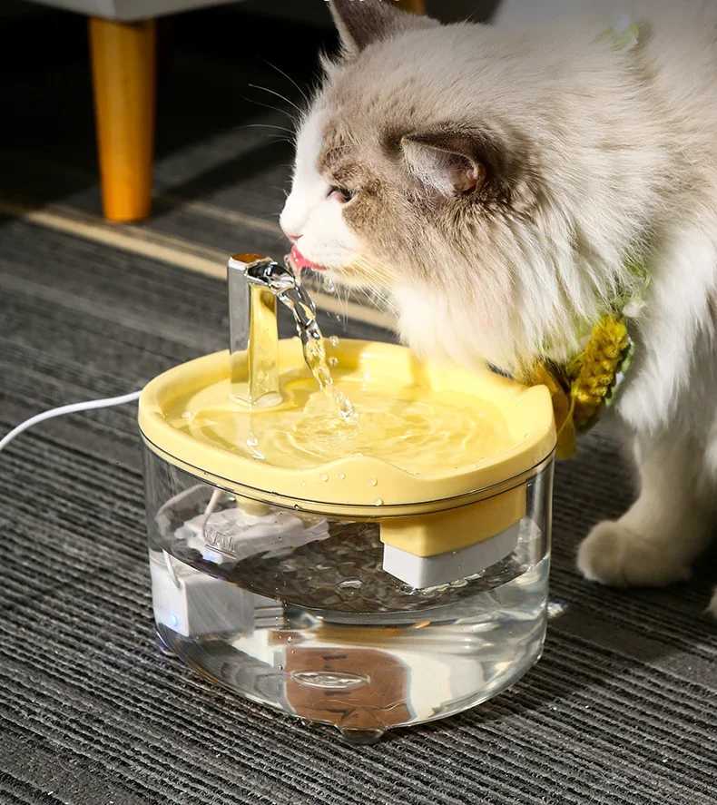 Automatic Cat Water Fountain with Filter Silent Circulating Pet Water Dispenser Anti-Dry Burning M251204 - view 1
