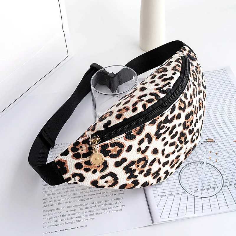 New summer fashion waist bag for men and women with Cow leopard shoe print casual womens bag PU leather designer purseT251204