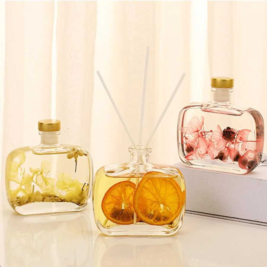 100ml Flower Scent Flameless Reed Diffuser Lemon Osmanthus Aromatherapy Essential Oil Long-Lasting Air Freshener Home Decoration Y251204