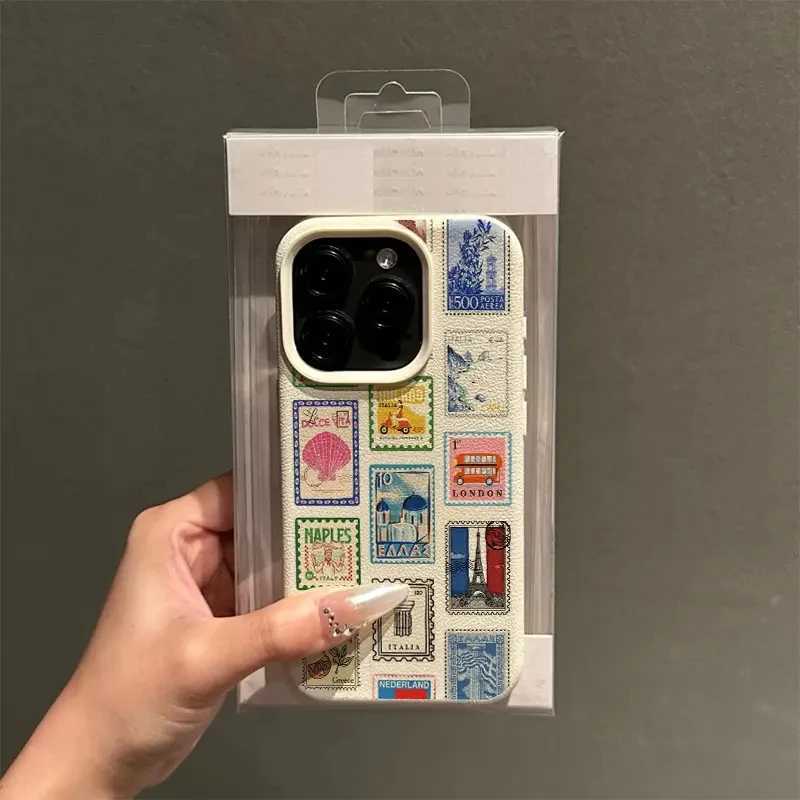 Vibrant Retro Stamp Lichee Design Phone Case For iPhone 17 16 15 14 Pro Max Plus Air 11 12 13 16 Plus XR XS 16E Shockproof Cover H251203