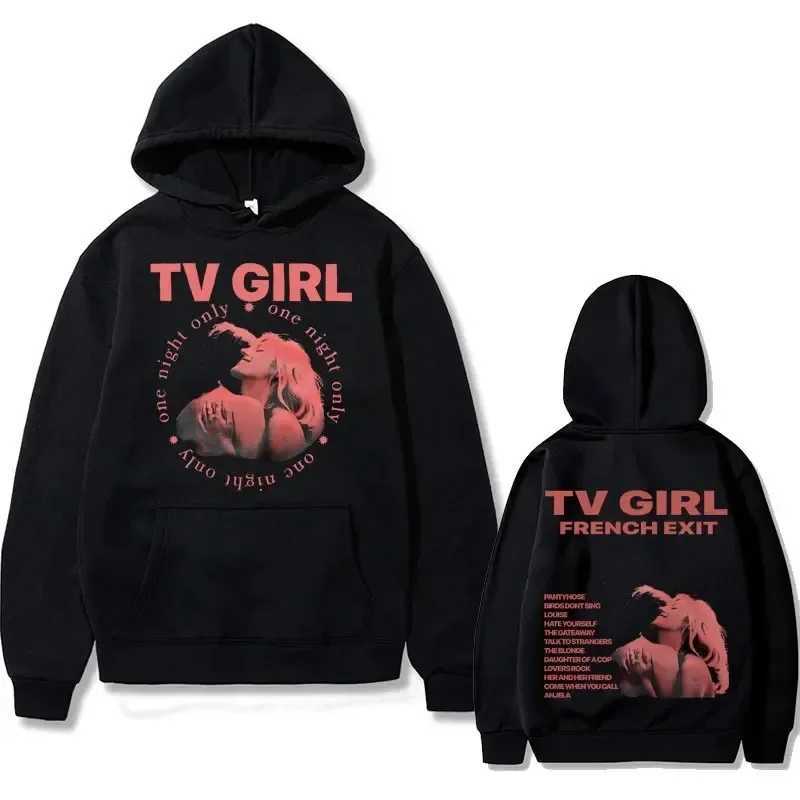 Cults TV Girl One Night Only Print Hoodie Vintage Sweatshirt Men Women Cotton Oversize Hoodies Sweatshirts Top Fashion Clothing J251203