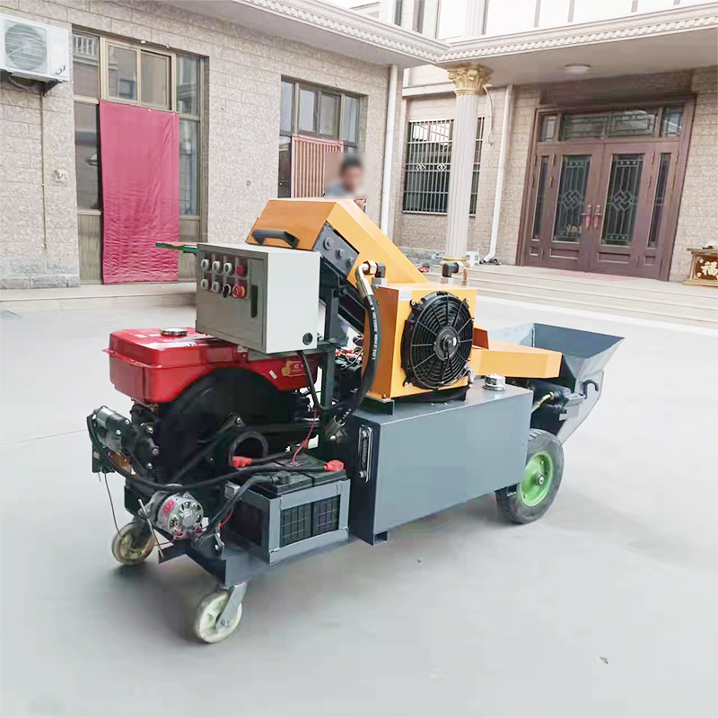 Low-Cost Concrete Grout Pumping System | Includes Cement Mixer for Streamlined On-Site Material Handling