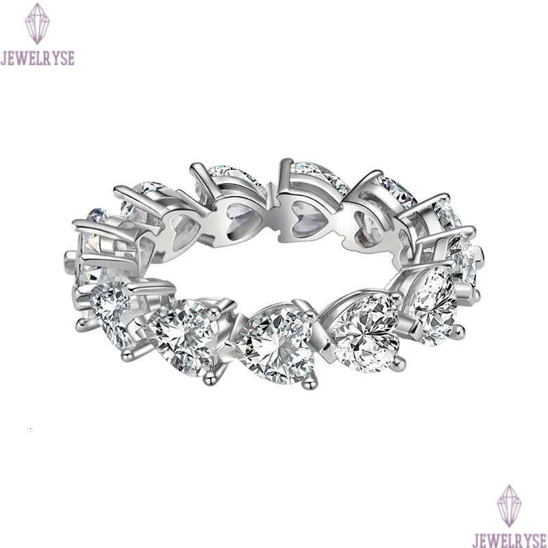 romantic heart s925 sterling silver ring designer for woman party 5A cubic zirconia diamond luxury engagement wedding rings womens jewelry valentines 