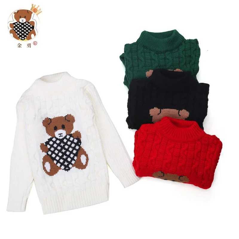 Bear Winter Autumn Boy or Girl Unisex Clothing Sweater Casual Fashion Pullover For Kid Children Baby Gril ClothingW251204