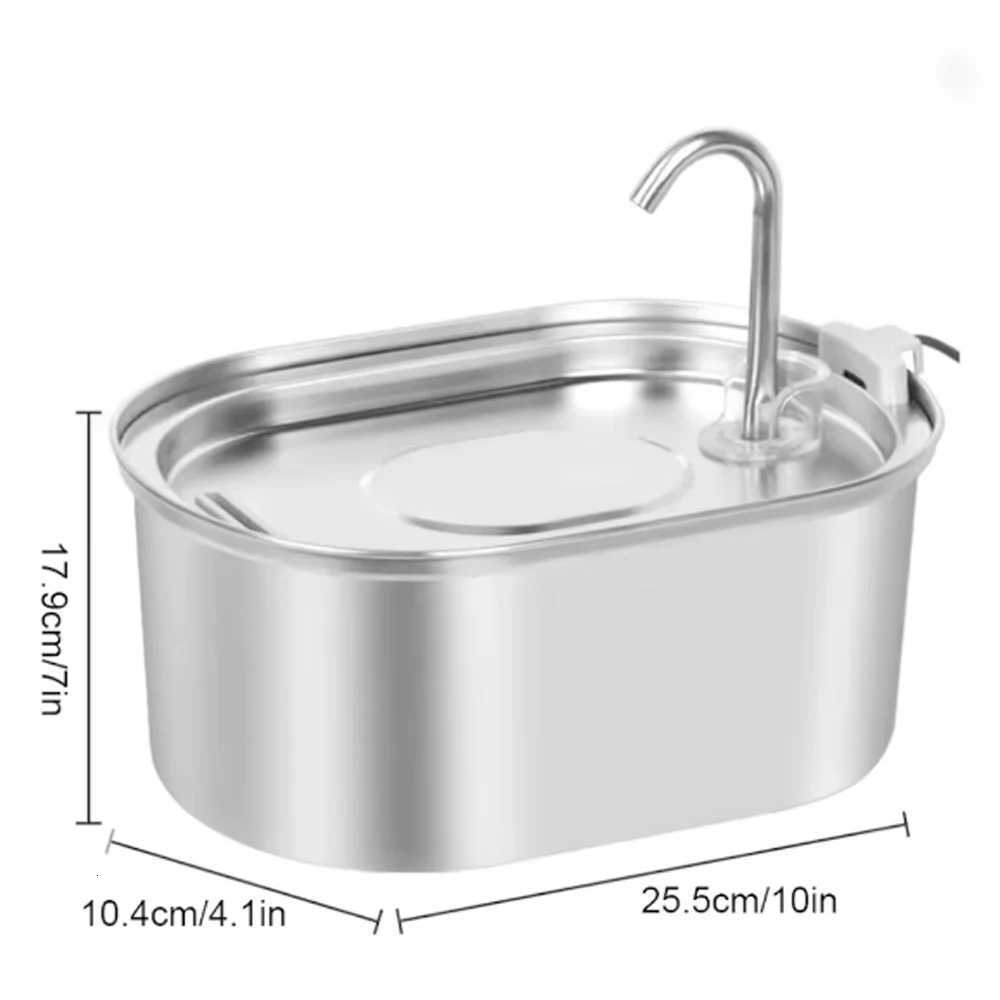 32L Cat Automatic Water Dispenser Pet Water Fountain USB With Filter Stainless Steel Dog Drinking Fountain For Cats Dogs M251204 - view 7