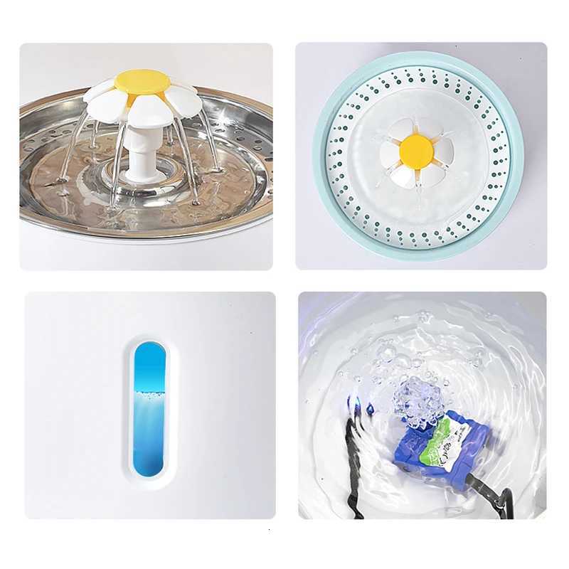 Automatic Cat Water Fountain Pet Bowl Stainless Steel Dog Water Drinking Water Dispenser Feeder Cat Accessories Pet Manufacturer M251204