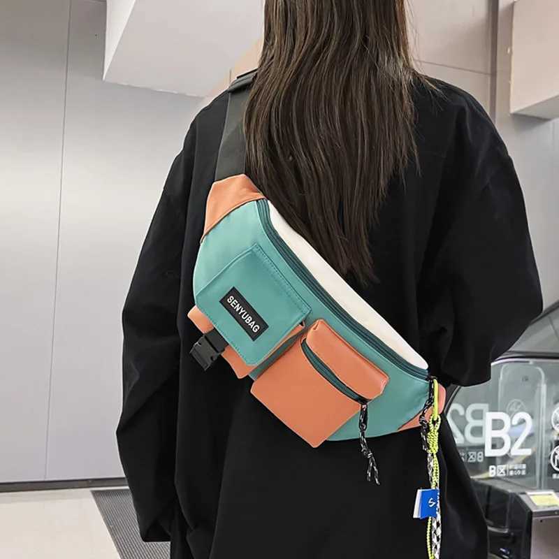 High Quality Nylon Panelled Waist Packs New Brand Unisex Chest Pack Casual Outdoor Travel Crossbody Bag Men Wasit Belt BagsT251204