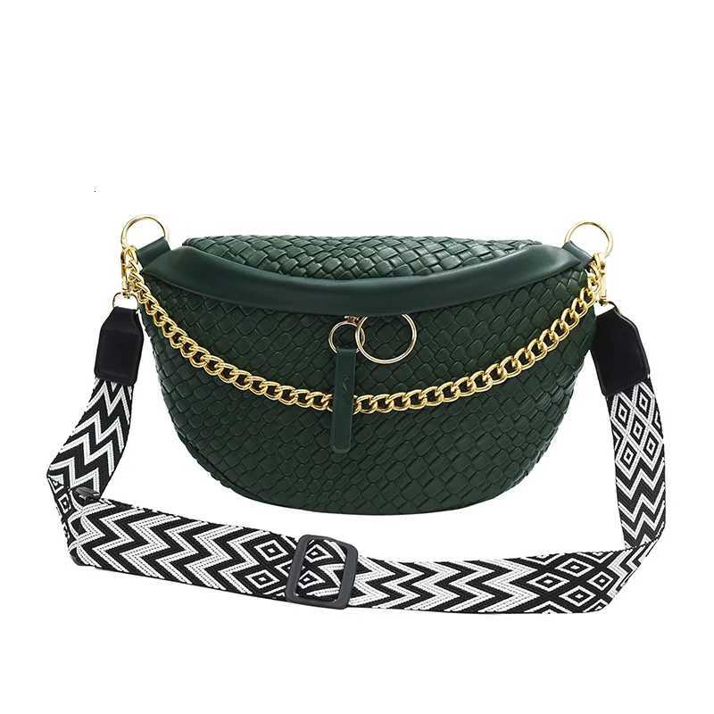 Woven pattern Waist Bag Ladies Fanny Pack High Quality Chest Bag Fashion Shoulder Bag Female Belt Purses Designer Crossbody BagsT251204