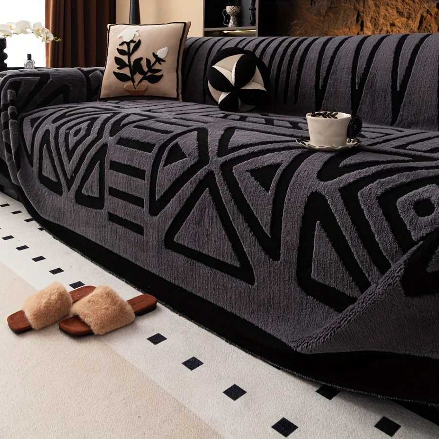 1 piece new bohemian-style sofa cover retro interlaced comfortable sofa blanket suitable for pets slip-resistant protection M251204 - view 5