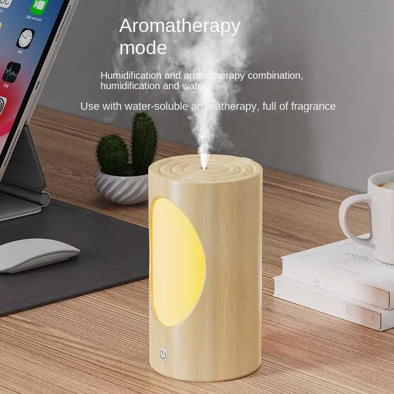 With Colorf LED Lights Diffuser Battery Rechargeable Wireless Air Humidifier 600ml Large Capacity Portable Ara Diffuser C251204