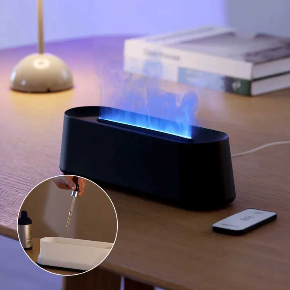 Essential Oil Ara Diffuser Mticolor Flame Humidifier Timing Protect Colorf Ambient Light He Air Humidifier Ara hine C251204