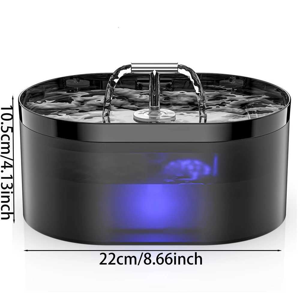 25L 5V USB Automatic Cat Dog Water Fountain With Faucet Dog Water Dispenser Transparent Filter Drinker Pet Sensor Drinking Bowl M251204