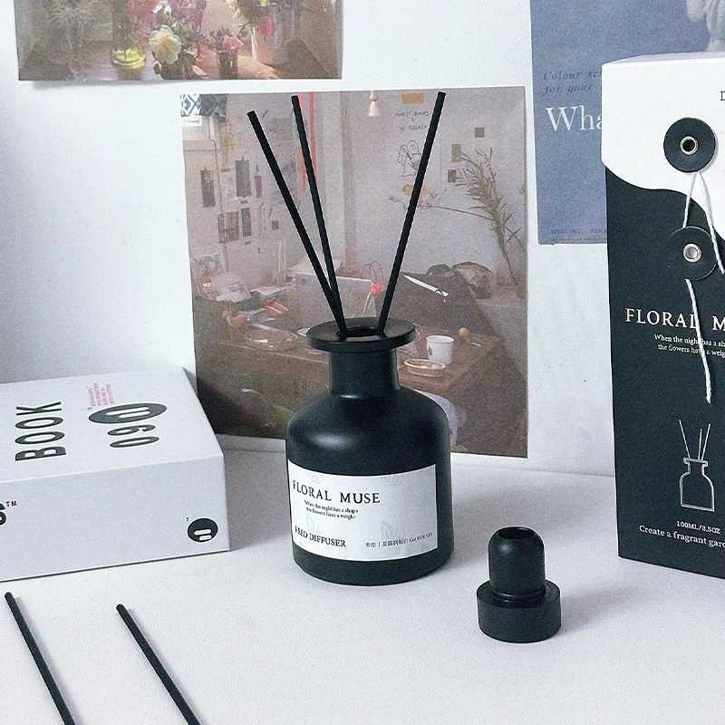 50/100ml Premium Fireless Reed Diffuser Set Lavender/Jasmine Essential Oil with Reed Sticks 60Days Lasting Home Decor Hot Sale Y251204